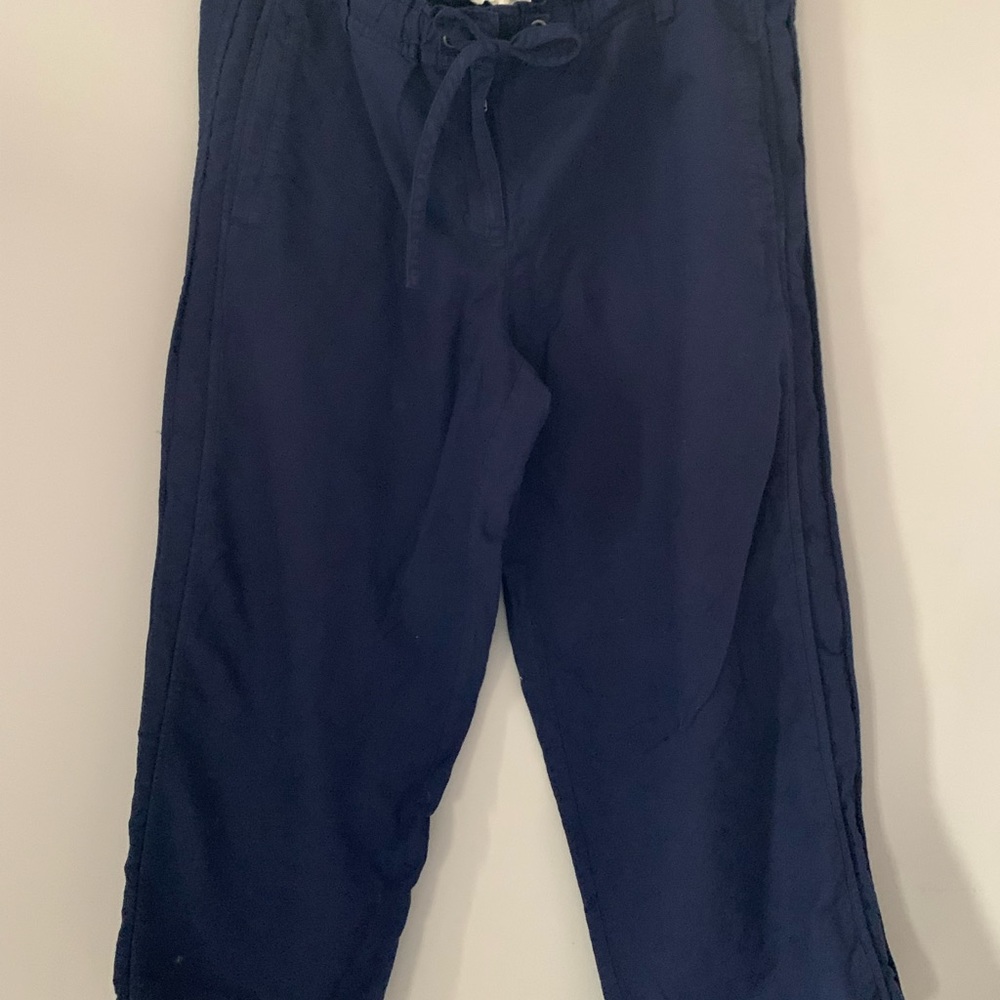 Eileen Fisher Linen Capri Pants